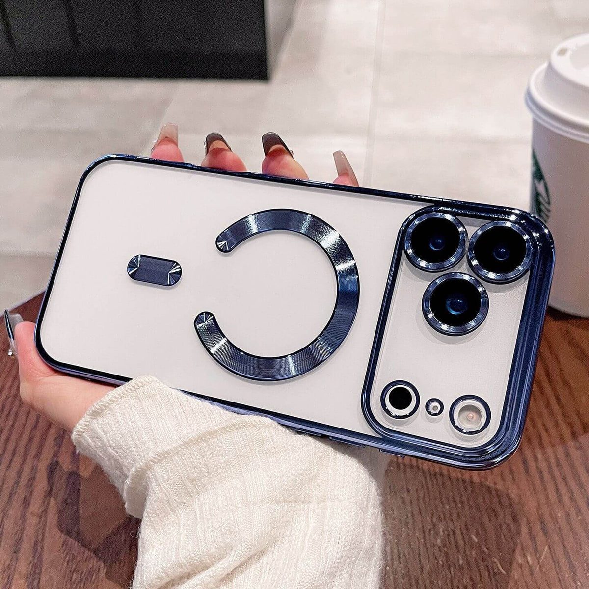 Classic Magnetic Shield iPhone Case – Full Coverage & Camera Protection