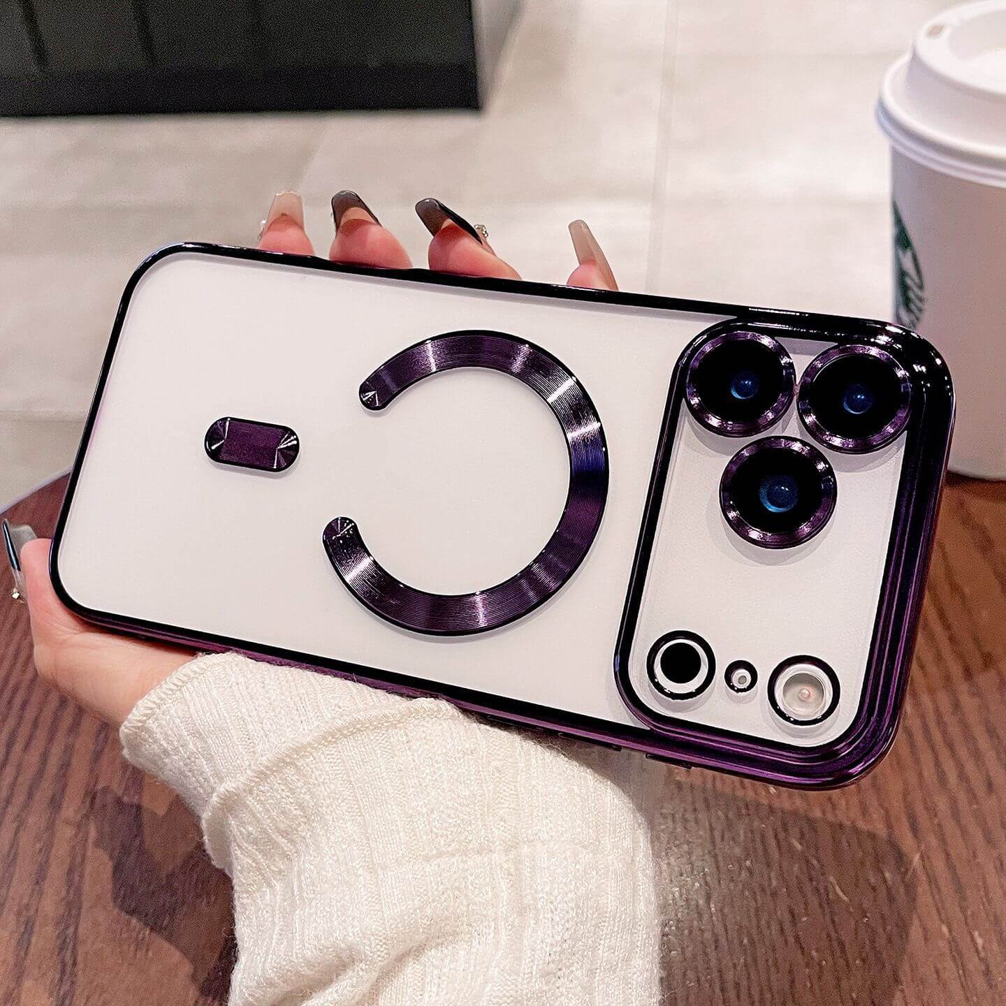 Classic Magnetic Shield iPhone Case – Full Coverage & Camera Protection