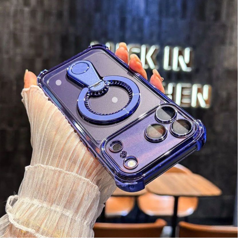 360° Ring Grip Magnetic Case – Stand, Protection & Everyday Convenience